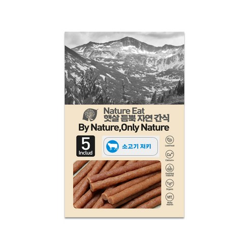 네이처잇 햇살 듬뿍 자연 간식, 소고기져키, 1개