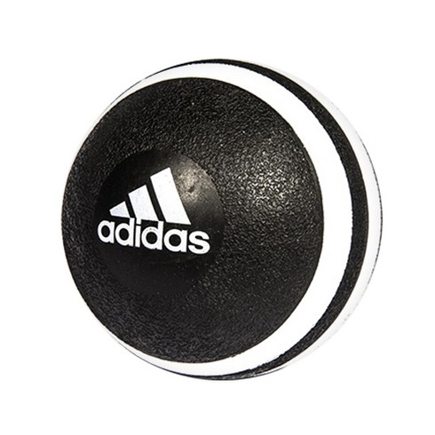 아디다스 마사지 볼, 블랙 + 화이트, 1개