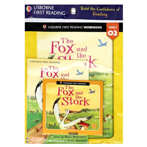 Usborne First Reading Workbook Set 1~2 The Fox and the Stork, 투판즈