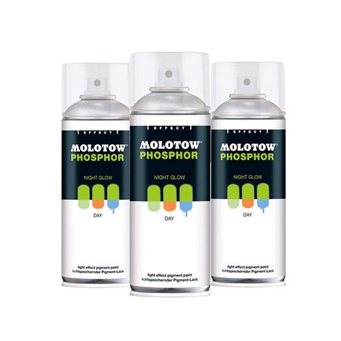 SpecialSeries 모로토우 야광 스프레이 400ml 3p, 그린, 3개