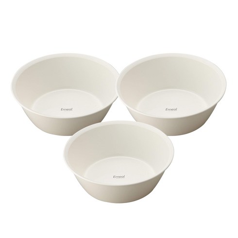 아스벨 5633 세숫대야 26.7cm, 화이트, 3개