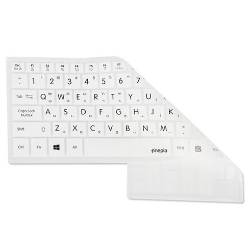 파인피아 LG 15G880 시리즈용 문자인쇄키스킨, 1개, 화이트