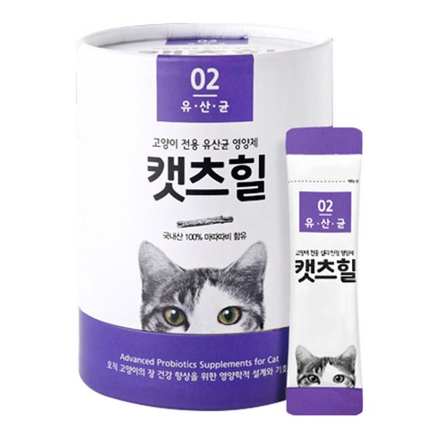 캣츠힐 유산균 고양이 영양제, 30개입