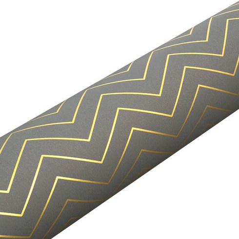 솔로몬샵 디자인랩 세브런 종이롤포장지 20m, 회색, 1개