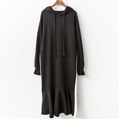 봉봉스토리 맥라인후드 임부원피스