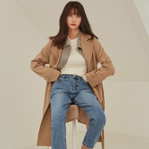 미쏘 루즈핏 소프트 트렌치코트