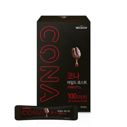 메가커피아메리카노 - CONA 마일드로스트 원두커피스틱, 900mg, 100개입, 1개