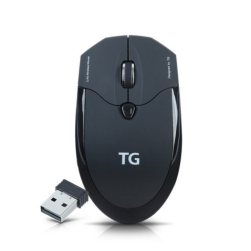 TG삼보 무선마우스 TG-M7000G + 배터리, 블랙