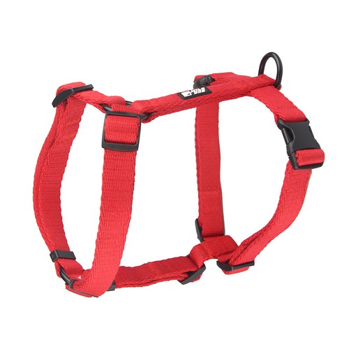 와일드독 심플 강아지 하네스, 레드