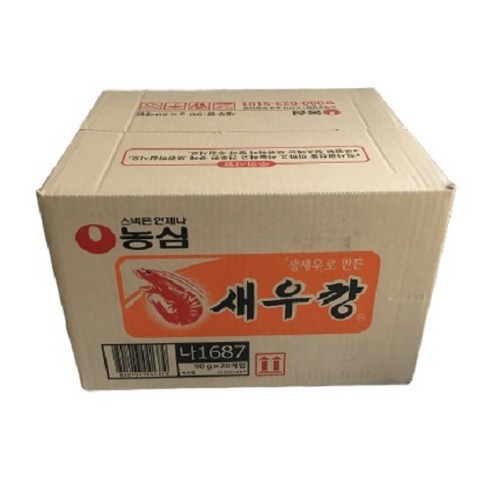 농심 새우깡, 90g, 20개