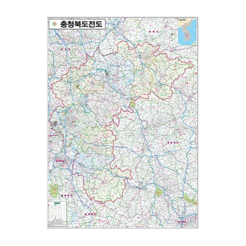 충청북도지도 TOP01