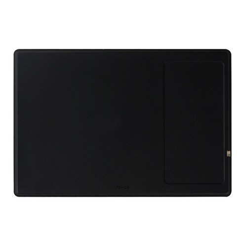 페니체 프리미엄 PU 무선충전 마우스패드 LH-1, Black, 1개