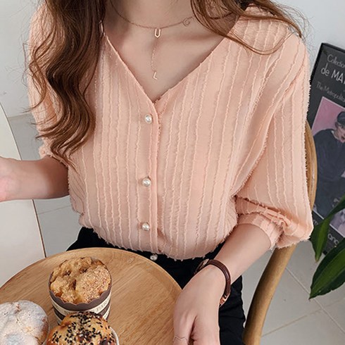 코코블랑 수엘라 퍼프블라우스