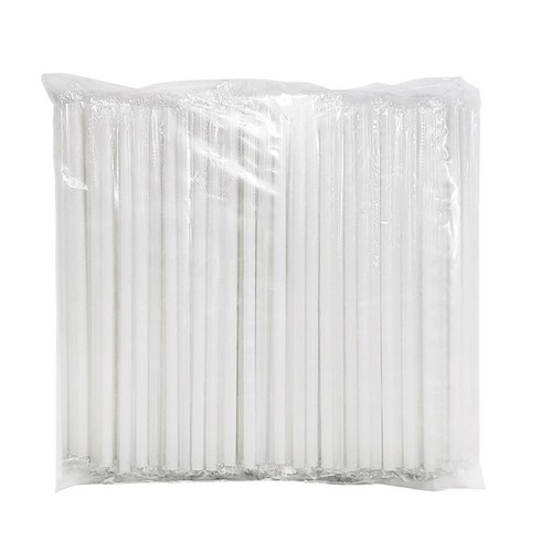 에콘스 PLA 개별 포장 빨대, 250개입, 1개