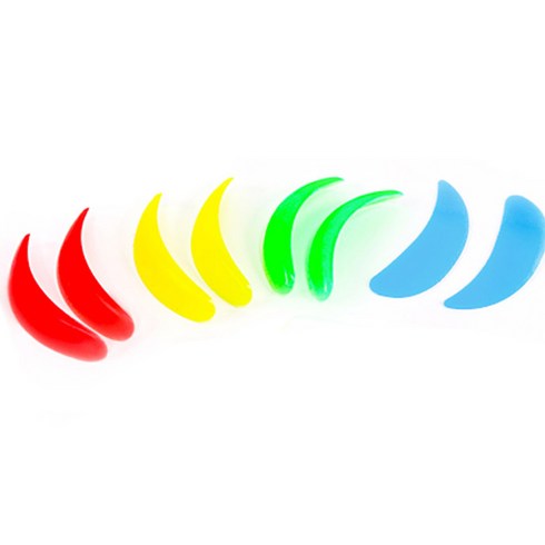 와이츄 무지개 속눈썹 펌 롯드 4종 세트, 혼합색상, 1세트