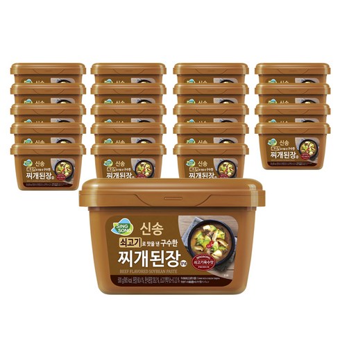 신송 구수한 찌개된장, 500g, 20개