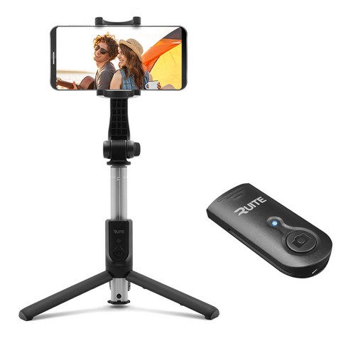 루이트 블루투스 셀카봉 삼각대 블랙, MI1