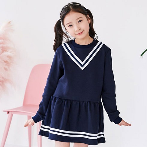 잭키드 여아용 브이라인 원피스