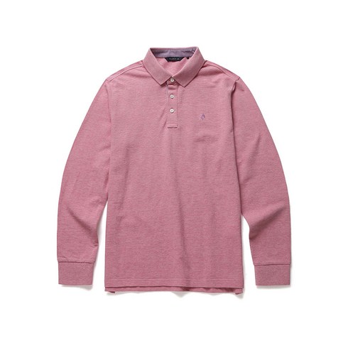 올젠 남성용 리플 솔리드 카라 티셔츠 ZPA3TT1901