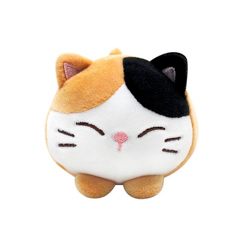 모찌모찌 애니멀 바디형 핫팩 인형 까망, 7cm, 혼합색상