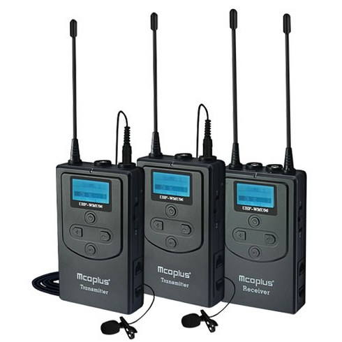 엠코플러스 무선마이크 송신기 2p + 수신기 세트, UHF-WMU96TX(송신기),UHF-WMU96RX(수신기)