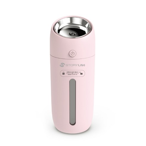 스토리링크 쉼 미니 무선 가습기 300ml, SKP-FD03(핑크)