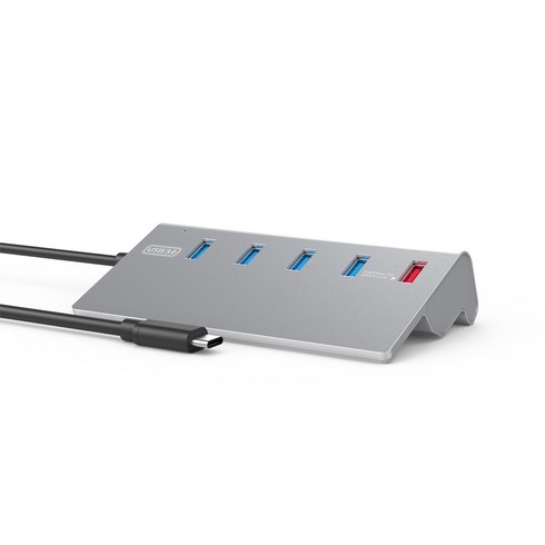 넥스트 USB 3.0 TYPE C 4 Port 플러스 Charger 1Port USB허브 NEXT-329TC, 혼합색상