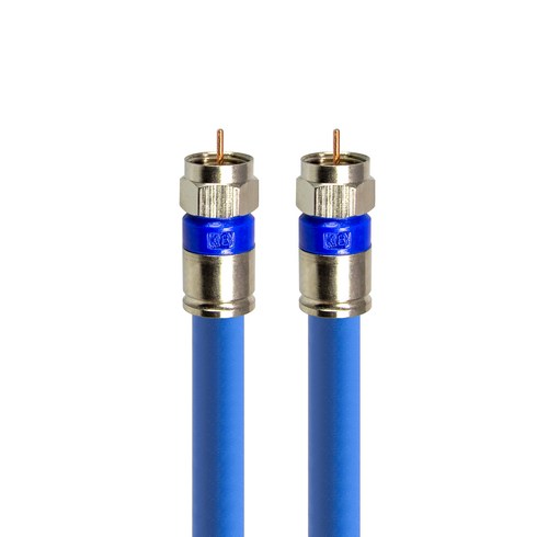 HDTOP 국산 RF TO RF 안테나 5C 블루 동축 수제작 케이블 10M, HT-ZBRR100