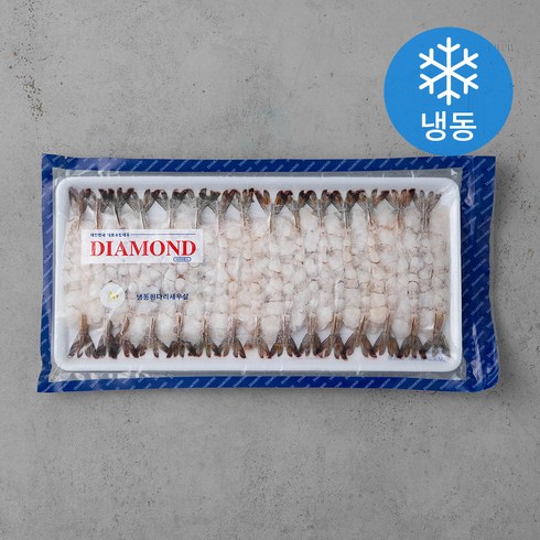 노바시새우 - 다이아몬드 냉동 흰다리 새우살 30마리 (냉동), 300g, 1팩