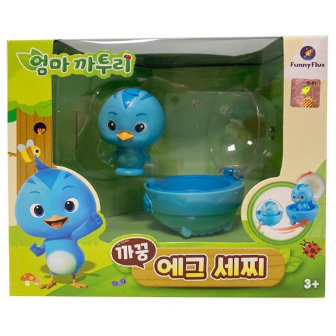 엄마까투리 까꿍 에그 세찌 작동완구, 혼합색상