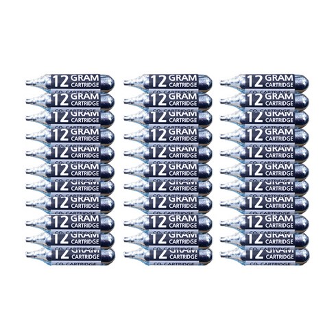 co2카트리지 - 트레벨로 비나사산 CO2 카트리지 12g x 50p, 혼합색상, 1개