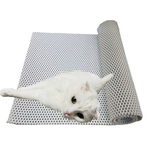 벌집매트 - 제일매트 고양이 사막화방지 화장실 모래 벌집 매트, 베이지