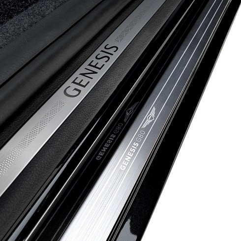 g80리스 - CAIMAN 프리미엄 메탈 사이드 스커프, 제네세스 올뉴 G80 2020년형~, 혼합색상