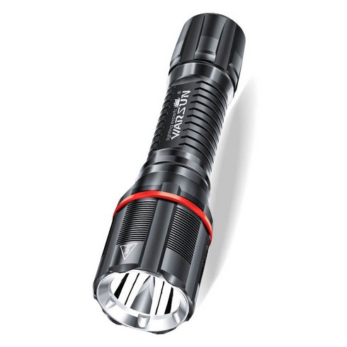 폰슈 A500 고출력 LED 손전등 01번 TESG036, 블랙, 1개
