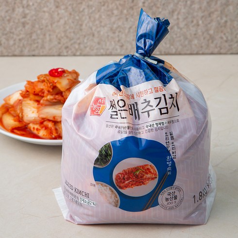 선농원김치 - 선농원 썰은 배추김치, 1.8kg, 1봉