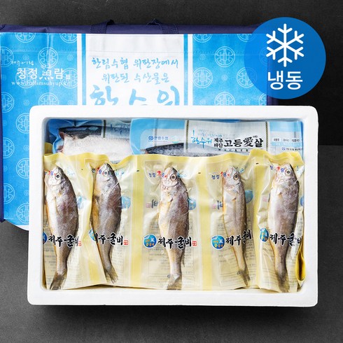 한림수협 수산세트 2호 굴비 80g x 15미 + 고등어 100g x 10미 (냉동), 1세트