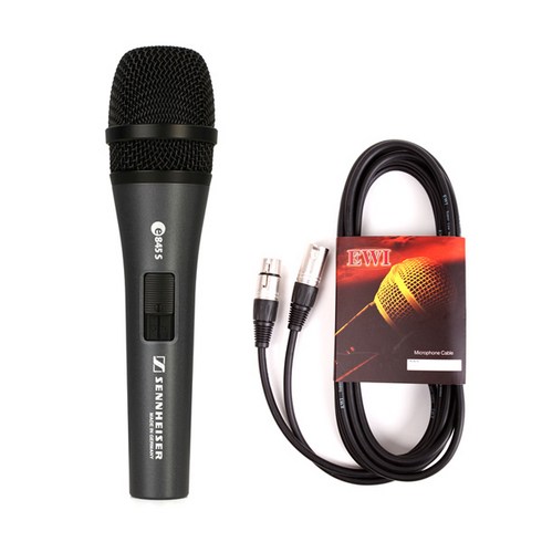 SENNHEISER 마이크 + 케이블 5m 세트, E845S, MBEA-5M