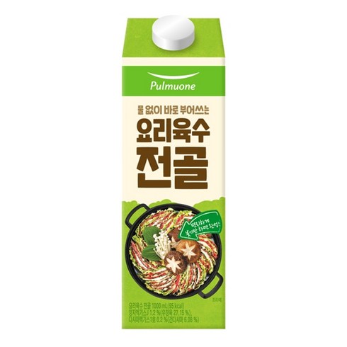 풀무원 요리육수 전골, 1000ml, 1개