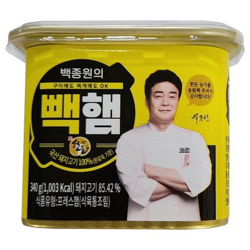 백햄 - 백종원의 빽햄, 340g, 1개