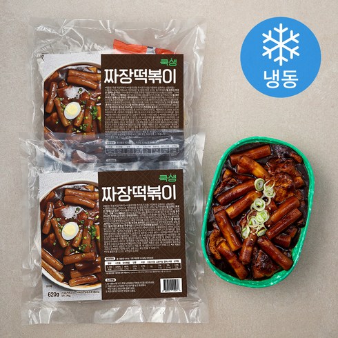 쿡생 짜장떡볶이 2회분 (냉동), 620g, 2개