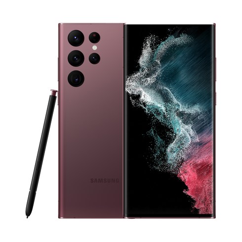 삼성전자 갤럭시 S22 울트라 자급제 공기계 512GB, SM-S908N, 버건디