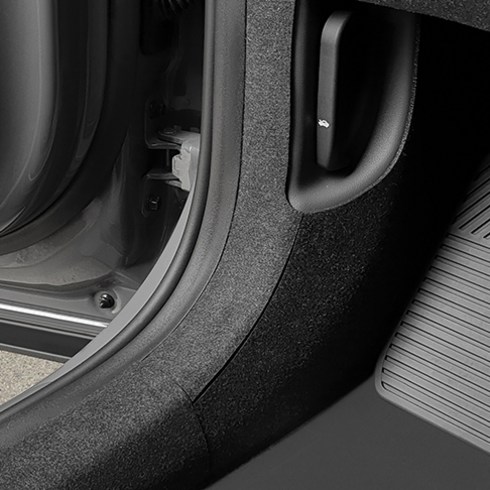 현대 아이오닉5 펠트 차량용 카울 사이드 커버, 1개
