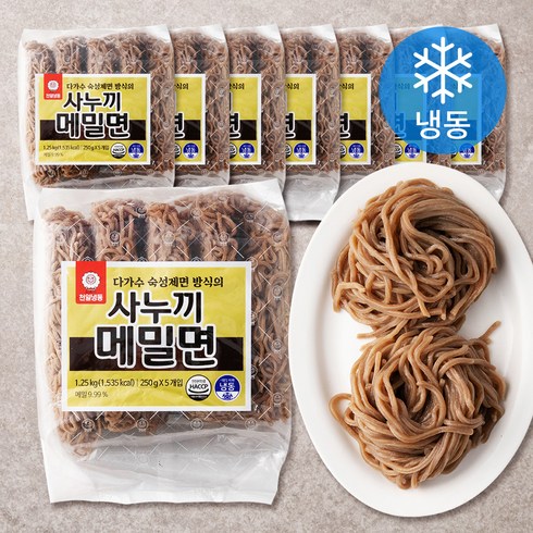 메밀면 - 천일냉동 사누끼 메밀면 5개입 (냉동), 10kg, 1개