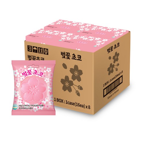 에이스엠앤티 벚꽃초코 16p, 320g, 8개