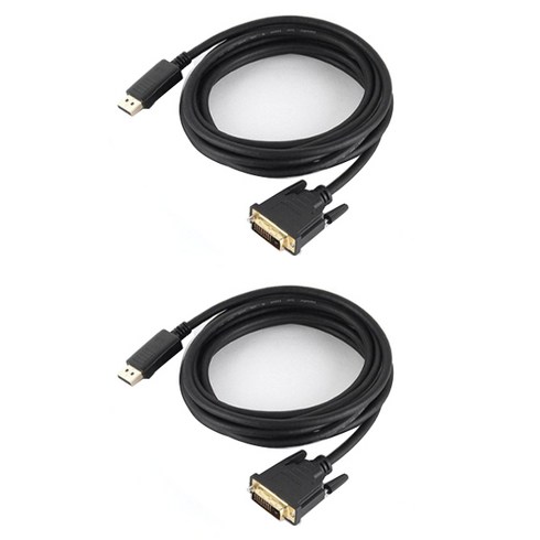 애니포트 DP to DVI 케이블 1.1Ver 노트북 모니터 연결 선 AP-DPDVI030, 2개, 3m