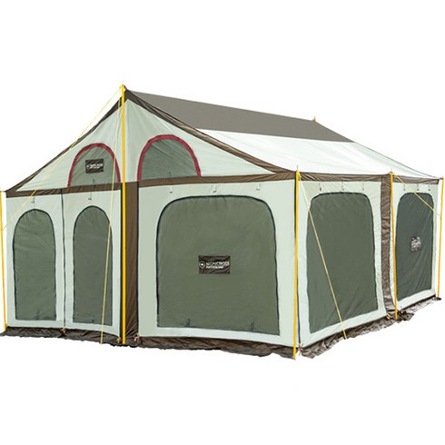 2023년 가성비 최고 타프스크린 - 몽크로스 알프스 타프 스크린 하우스 캠핑 쉘터 텐트 대형, 혼합색상, 1개