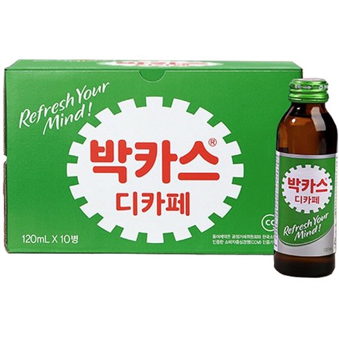 2023년 가성비 최고 박카스 - 박카스 디카페인, 120ml, 50개