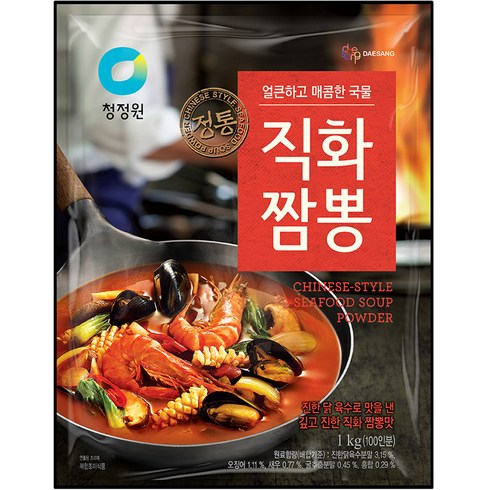 대상 청정원 정통 직화짬뽕 분말, 1kg, 1개