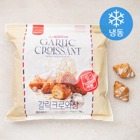 삼립 아임베이커 갈릭 크로와상 30개입 (냉동), 1개, 480g