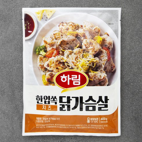 하림 한입쏙 닭가슴살 치즈, 1개, 400g